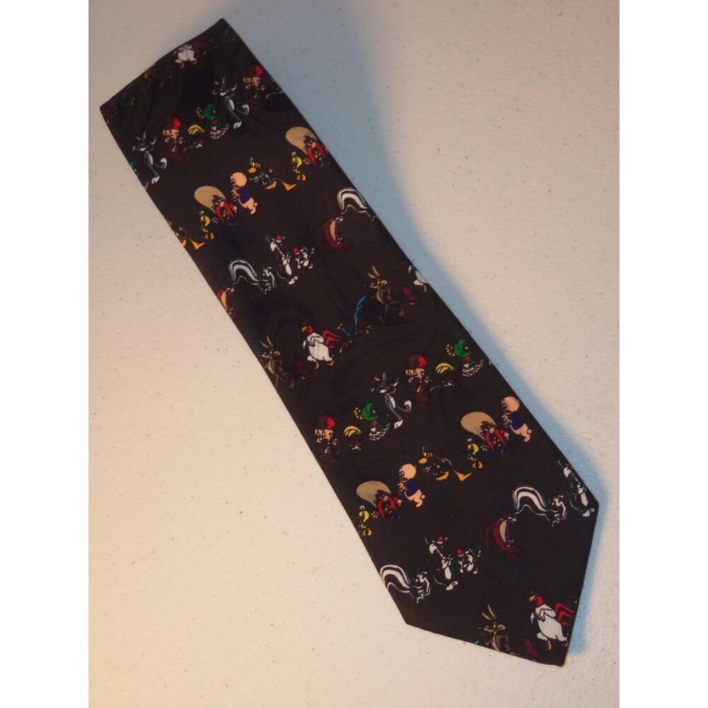 Bugs Bunny Looney Tunes Mania Tie Warner Bros 1995 Necktie Tie -1215T20